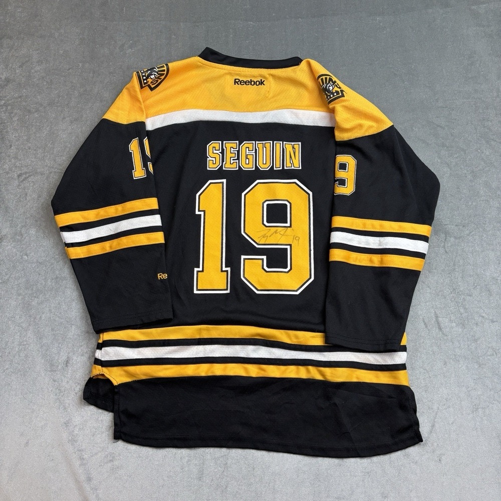 Tyler Seguin Boston Bruins Signed Rookie Reebok Jersey Youth Size L/XL‎